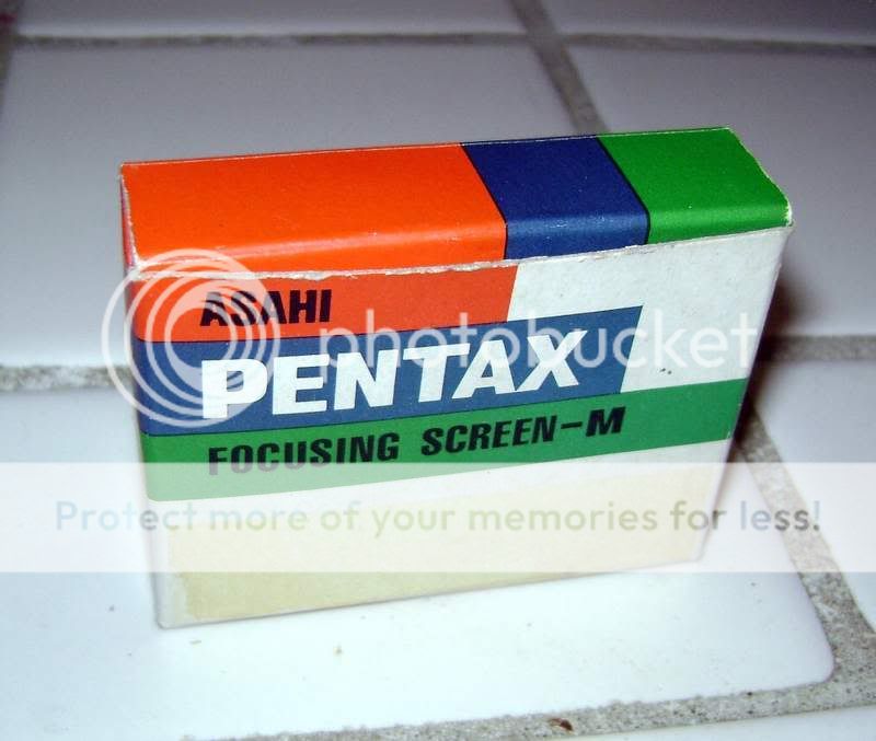 Boxed Pentax M Focusing Screen SE